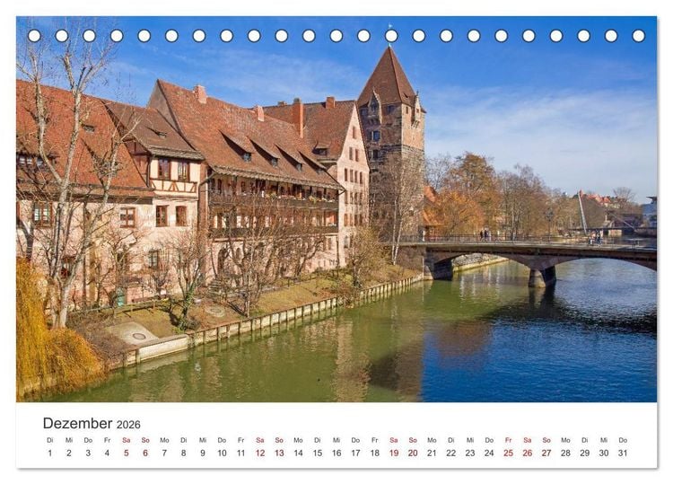Produktbild: Franken - Malerische Orte und Landschaften (Tischkalender 2026 DIN A5 quer), CALVENDO Monatskalender