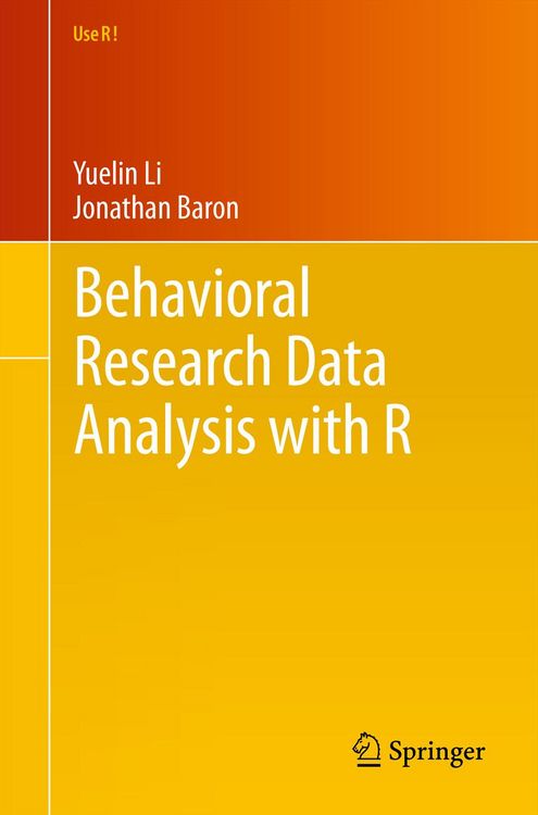 Produktbild: Behavioral Research Data Analysis with R
