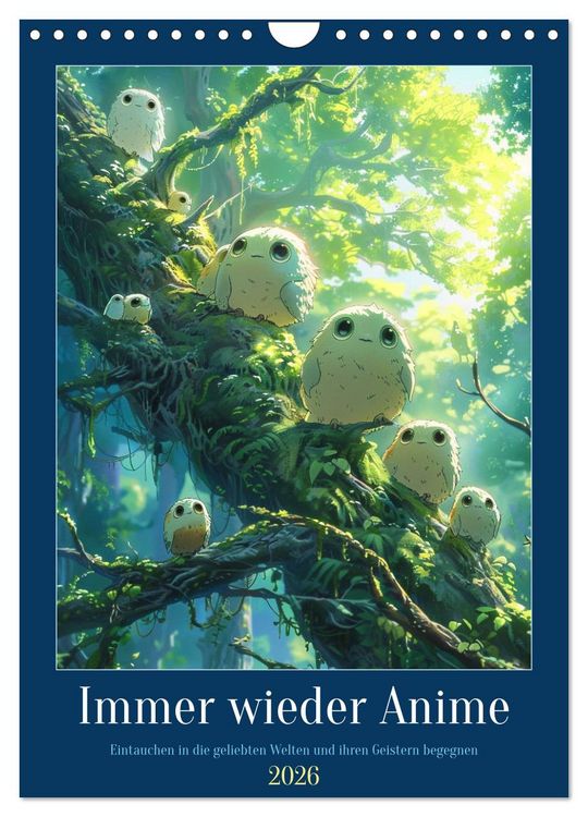 Produktbild: Immer wieder Anime (Wandkalender 2026 DIN A4 hoch), CALVENDO Monatskalender