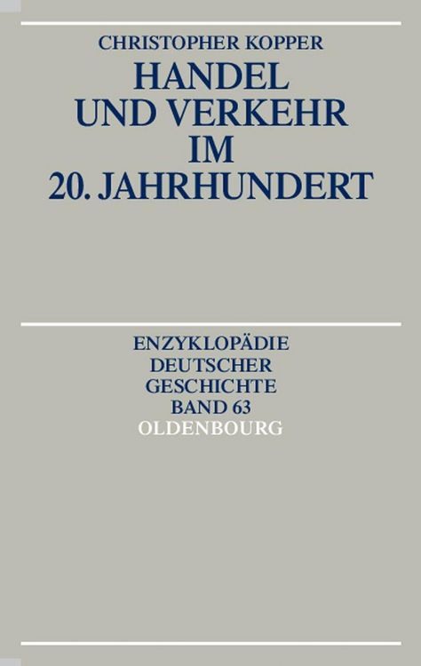 Produktbild: Handel und Verkehr im 20. Jahrhundert