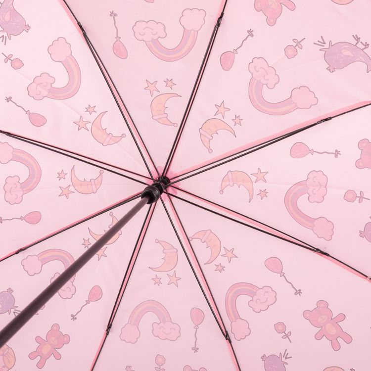 Produktbild: Idena Regenschirm Magic Regenbogen rosa &Oslash;83x66cm