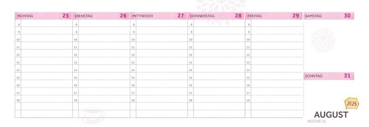 Der Kita-Tischkalender mit Herz (Juli 2025 – August 2026)