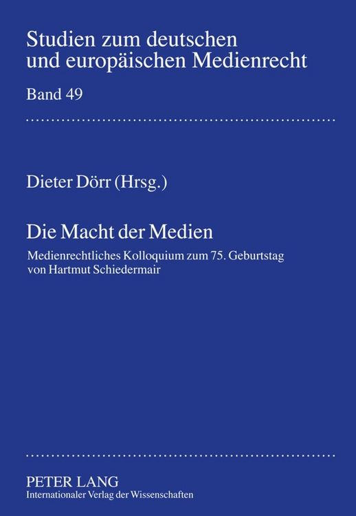 Produktbild: Die Macht der Medien