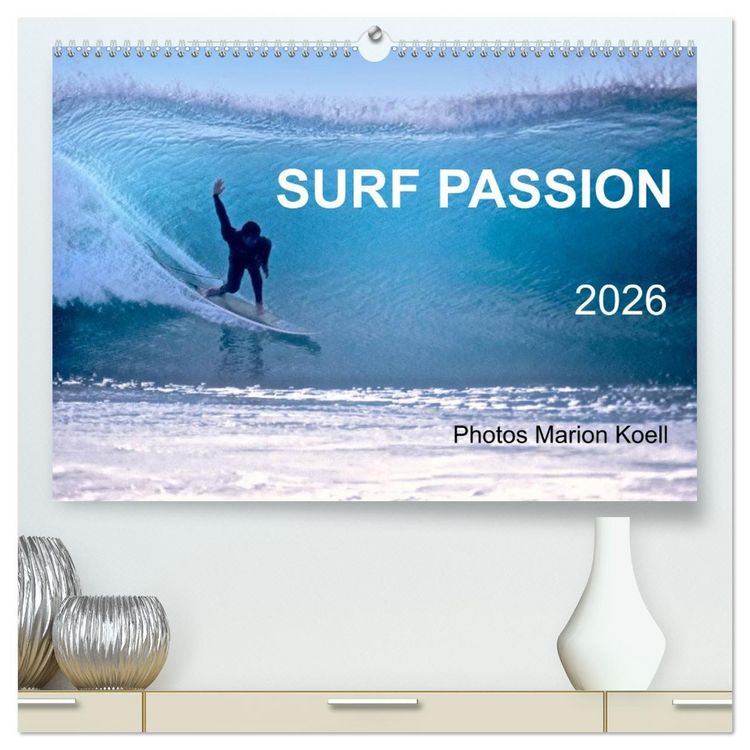 Produktbild: SURF PASSION 2026 Photos von Marion Koell (hochwertiger Premium Wandkalender 2026 DIN A2 quer), Kunstdruck in Hochglanz