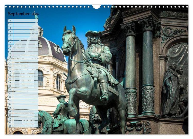 Produktbild: Wien f&uuml;r Liebhaber und Interessierte (Wandkalender 2026 DIN A3 quer), CALVENDO Monatskalender