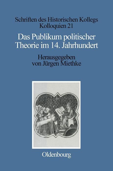 Produktbild: Das Publikum politischer Theorie im 14. Jahrhundert