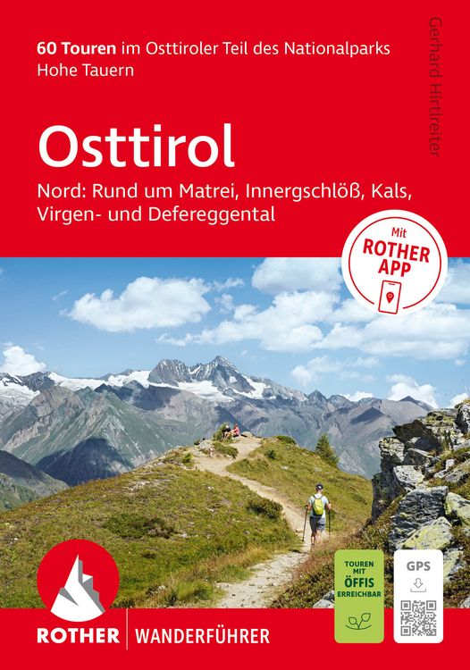Produktbild: ROTHER Wanderf&uuml;hrer Osttirol Nord: Rund um Matrei, Innergschl&ouml;&szlig;, Kals, Virgen- und Defereggental
