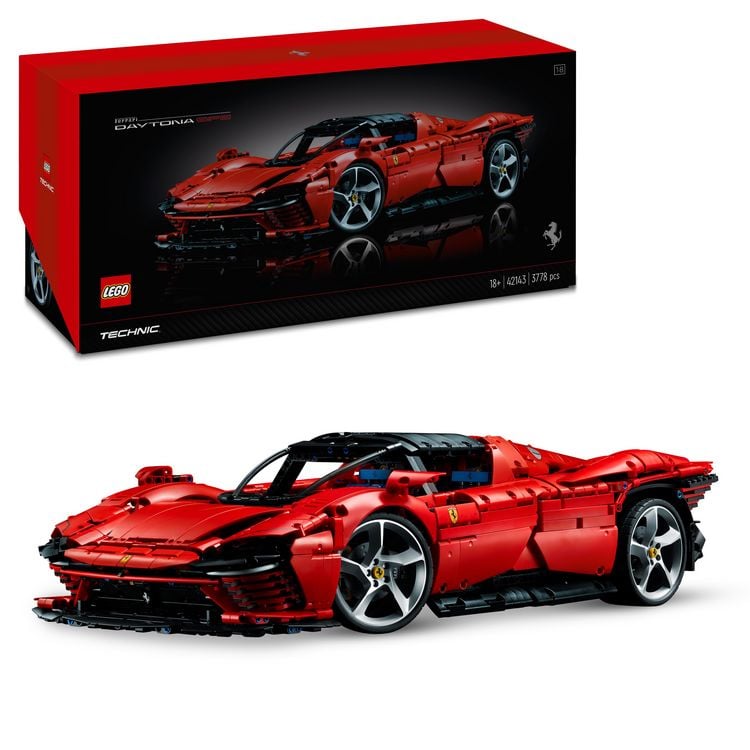 Produktbild: LEGO Technic 42143 Ferrari Daytona SP3 Modellauto Bausatz, Sammlerst&uuml;ck
