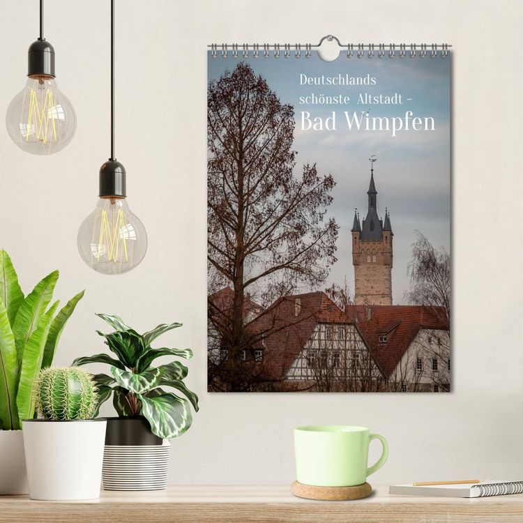 Produktbild: Deutschlands sch&ouml;nste Altstadt - Bad Wimpfen (Wandkalender 2027 DIN A4 hoch), CALVENDO Monatskalender