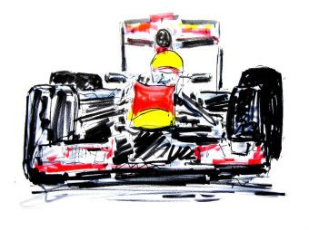 Produktbild: CALVENDO Puzzle Illustration Red Bull RB 8 | 1000 Teile Lege-Gr&ouml;&szlig;e 64x48cm Foto-Puzzle f&uuml;r gl&uuml;ckliche Stunden