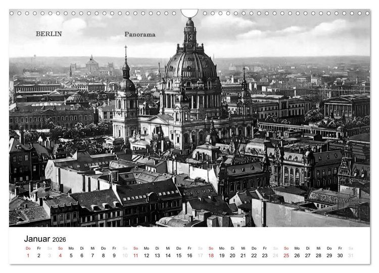 Produktbild: Gr&uuml;&szlig;e aus dem alten Berlin (Wandkalender 2026 DIN A3 quer), CALVENDO Monatskalender