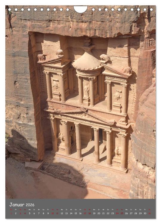 Produktbild: Sch&ouml;nheit Petra (Wandkalender 2026 DIN A4 hoch), CALVENDO Monatskalender