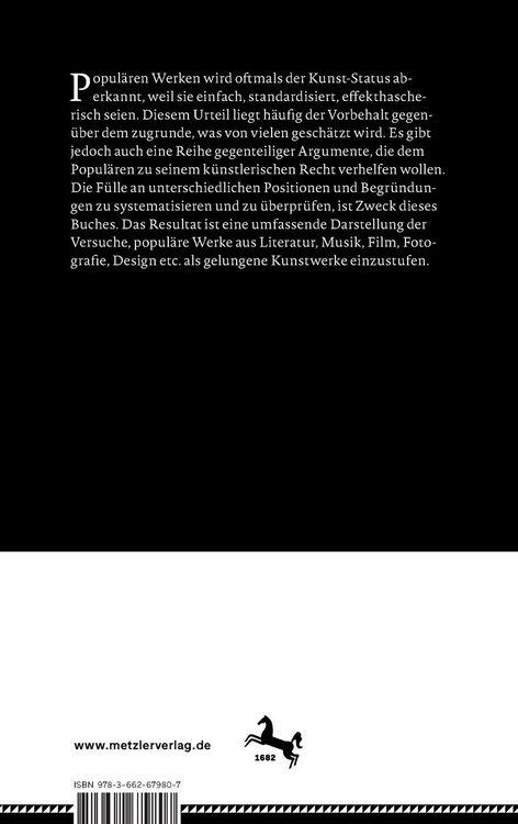 Produktbild: Das Popul&auml;re als Kunst?
