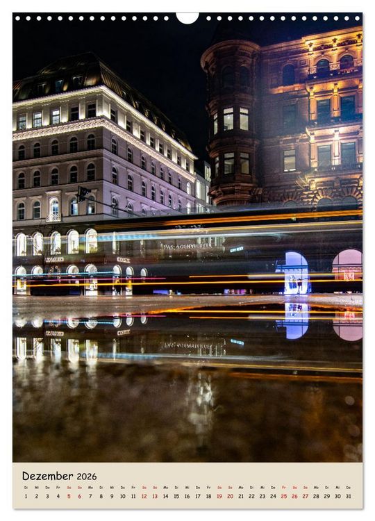 Produktbild: Hamburg Spiegelungen 2026 (Wandkalender 2026 DIN A3 hoch), CALVENDO Monatskalender