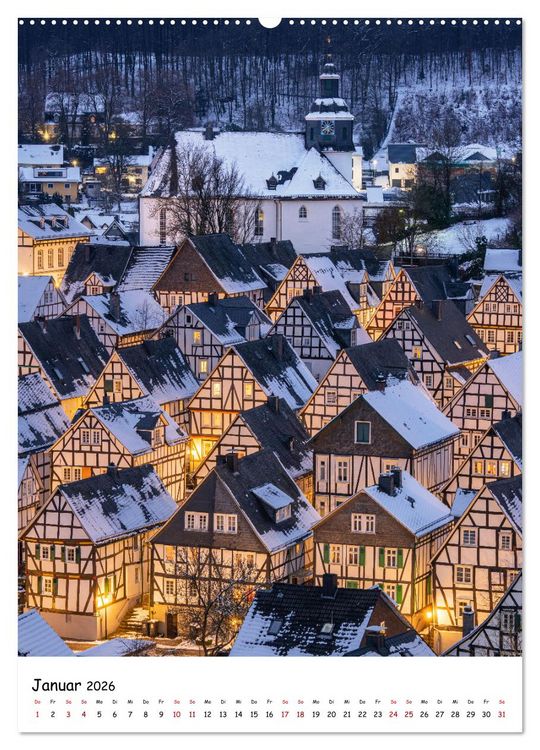 Produktbild: Streifz&uuml;ge durch Nordrhein-Westfalen (Wandkalender 2026 DIN A2 hoch), CALVENDO Monatskalender