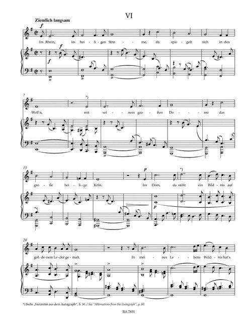 Produktbild: Dichterliebe op.48, Gesang u. Klavier, hohe Stimme, Spielpartitur