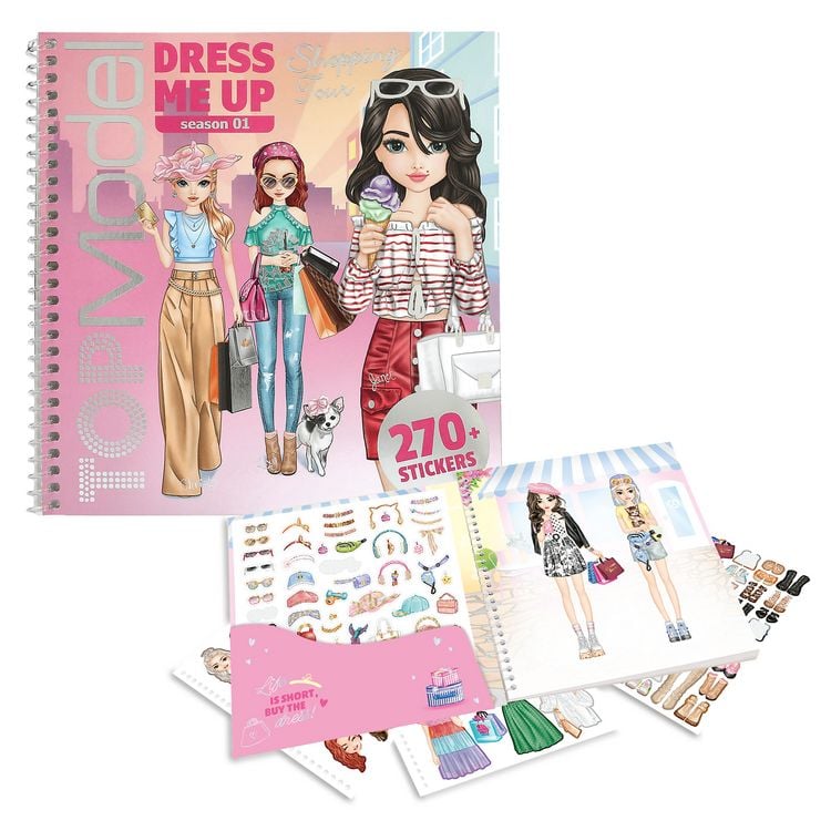 Produktbild: TOPModel Dress Me Up Stickerbuch Shopping Tour