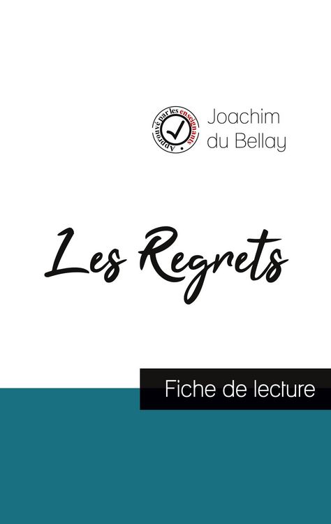 Produktbild: Les Regrets de Joachim du Bellay (fiche de lecture et analyse compl&egrave;te de l'oeuvre)