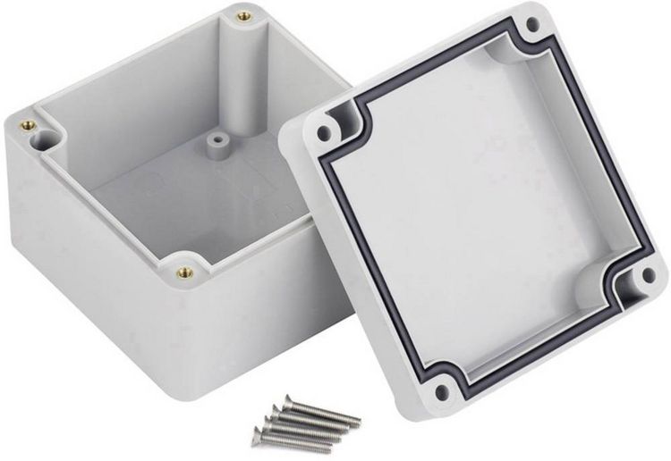 Produktbild: TRU COMPONENTS TC-7910780 Universal-Geh&auml;use 82 x 80 x 55 ABS Grau 1St.