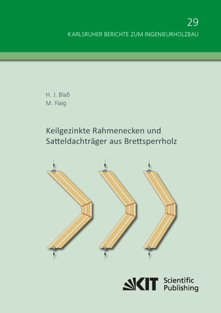 Produktbild: Keilgezinkte Rahmenecken und Satteldachtr&auml;ger aus Brettsperrholz