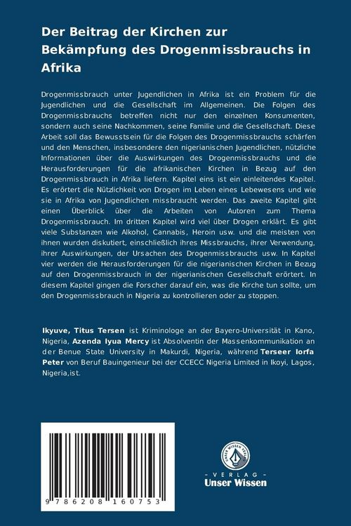 Produktbild: Der Beitrag der Kirchen zur Bek&auml;mpfung des Drogenmissbrauchs in Afrika