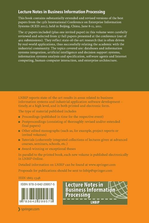 Produktbild: Enterprise Information Systems