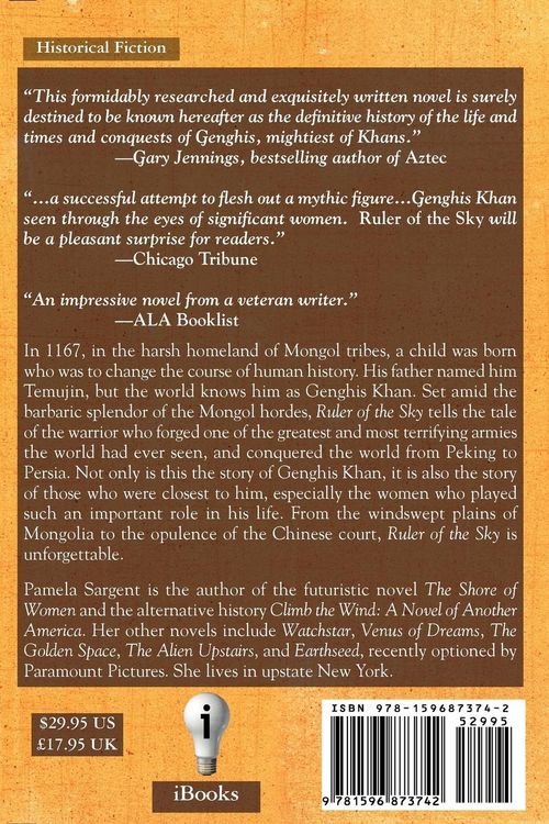 Produktbild: Ruler of the Sky, a Novel of Genghis Khan