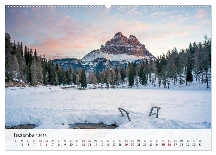 Produktbild: Italien - zwischen Dolomiten und Amalfik&uuml;ste (Wandkalender 2026 DIN A2 quer), CALVENDO Monatskalender
