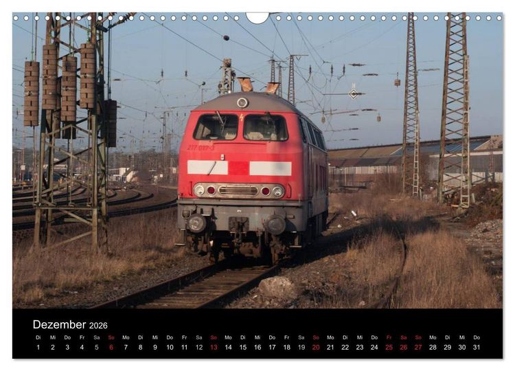 Produktbild: Erfolg einer Lokfamilie - Die V160-Baureihen (Wandkalender 2026 DIN A3 quer), CALVENDO Monatskalender