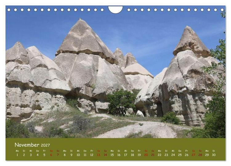 Produktbild: Das Liebestal. Die wundersamen Feenkamine von Kappadokien (Wandkalender 2027 DIN A4 quer), CALVENDO Monatskalender