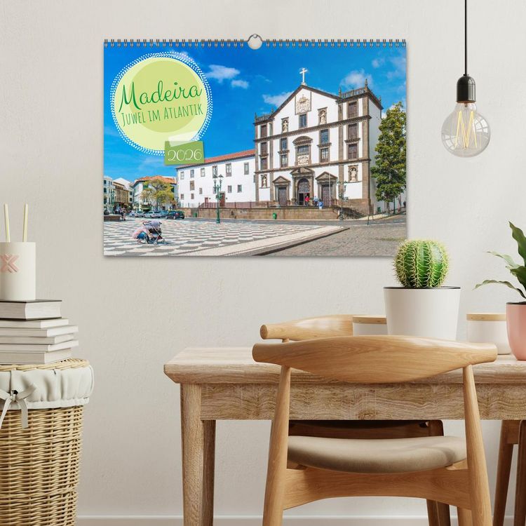 Produktbild: Madeira &ndash; Juwel im Atlantik (Wandkalender 2026 DIN A3 quer), CALVENDO Monatskalender