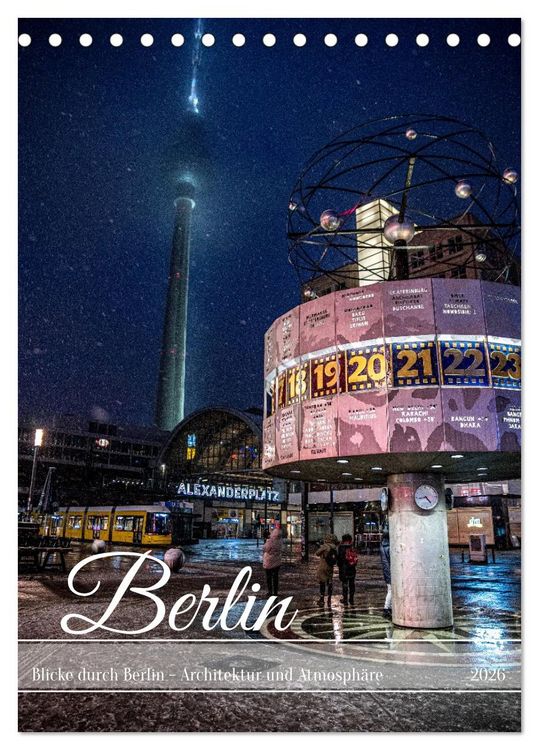 Produktbild: Blicke durch Berlin - Architektur und Atmosph&auml;re (Tischkalender 2026 DIN A5 hoch), CALVENDO Monatskalender