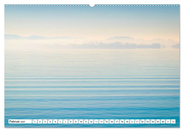 Produktbild: Der Chiemsee - Ansichten zum Tr&auml;umen (hochwertiger Premium Wandkalender 2027 DIN A2 quer), Kunstdruck in Hochglanz