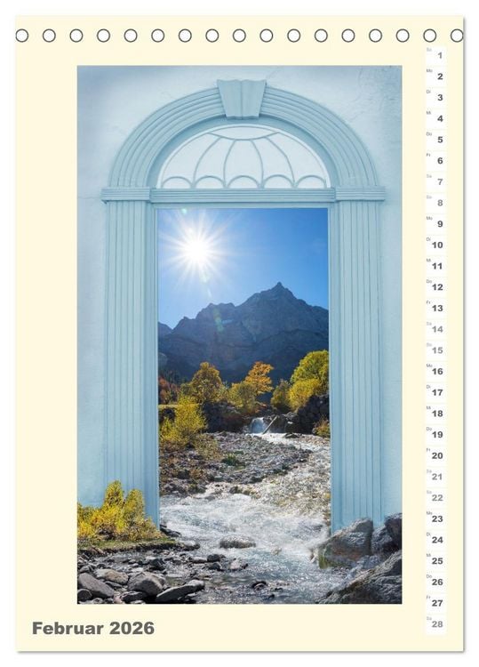 Produktbild: Das Tor zur Natur 2026 (Tischkalender 2026 DIN A5 hoch), CALVENDO Monatskalender