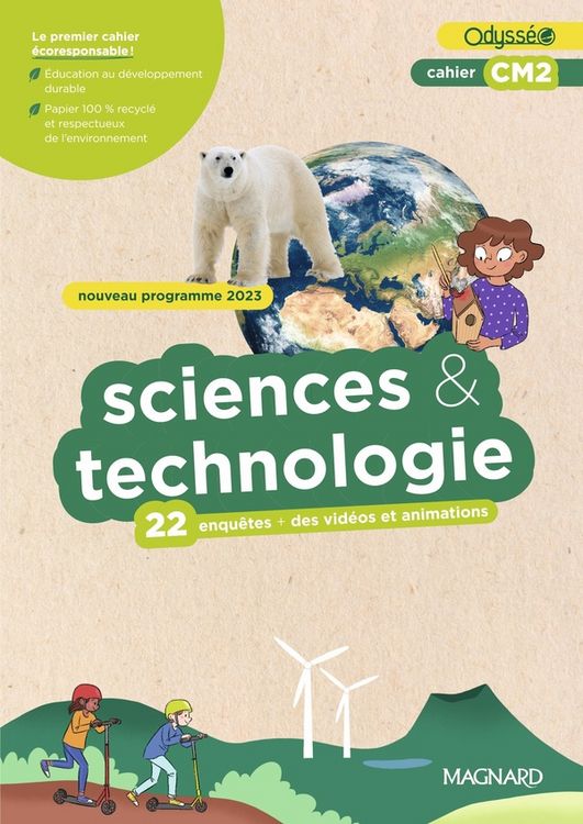 Produktbild: Cahier odysseo sciences et