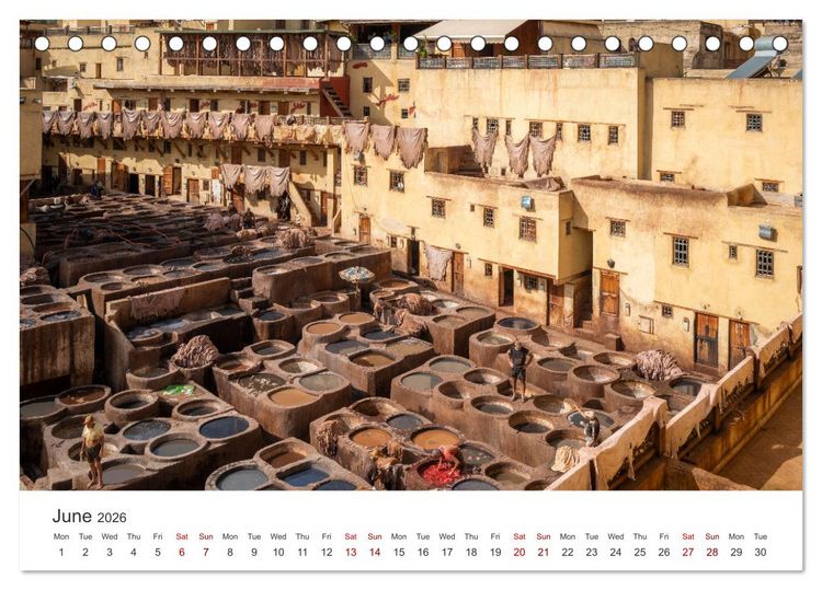 Produktbild: A quick trip to Morocco (Desk Calendar 2026 DIN A5 landscape), CALVENDO 12 Month DeskCalendar