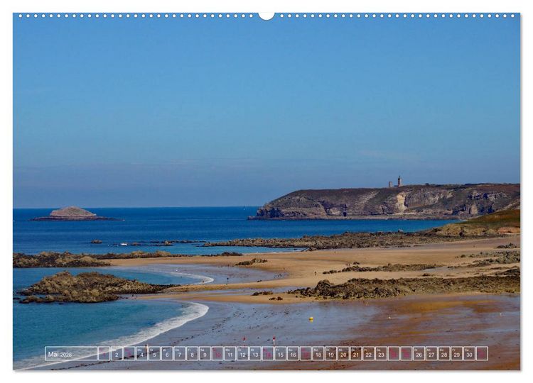 Produktbild: Anblicke und Ausblicke in der Bretagne (hochwertiger Premium Wandkalender 2026 DIN A2 quer), Kunstdruck in Hochglanz