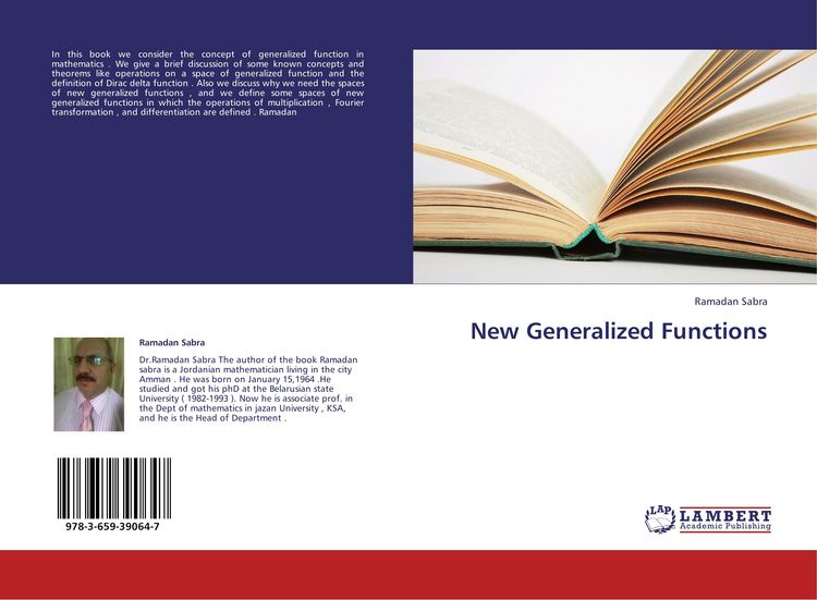 Produktbild: New Generalized Functions
