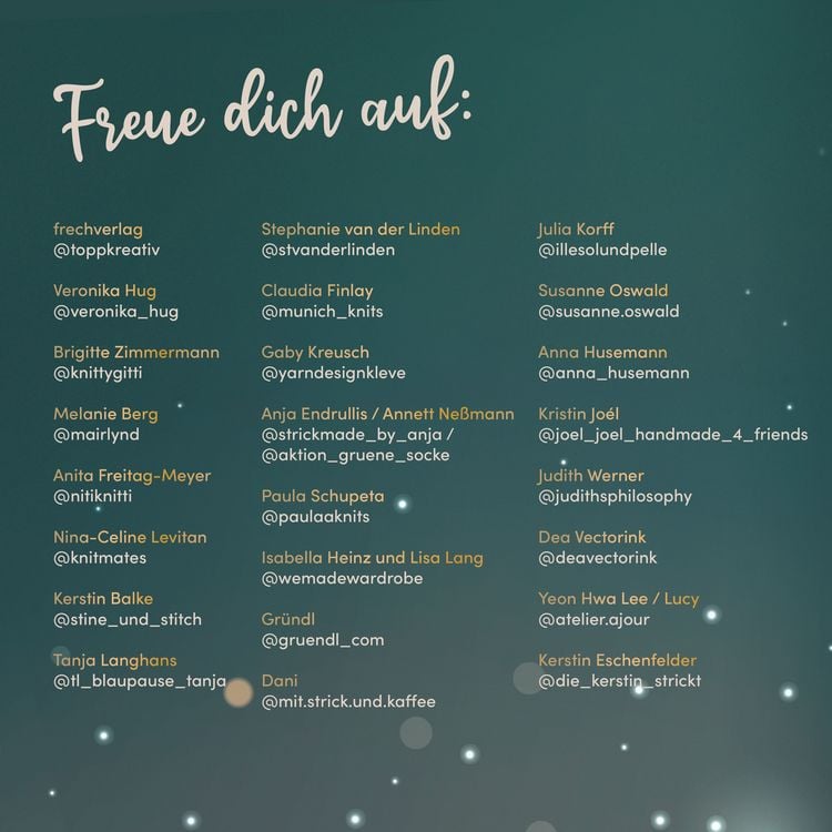 Produktbild: Let's knit! 24 Events im Advent
