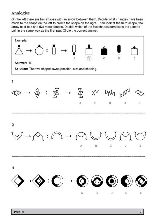 Produktbild: 11+ Non-verbal Reasoning Practice and Test for the GL Assessment Ages 10-11