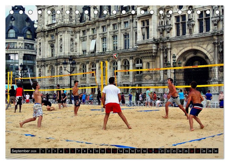 Produktbild: Volleyball Action (Tischkalender 2026 DIN A5 quer), CALVENDO Monatskalender