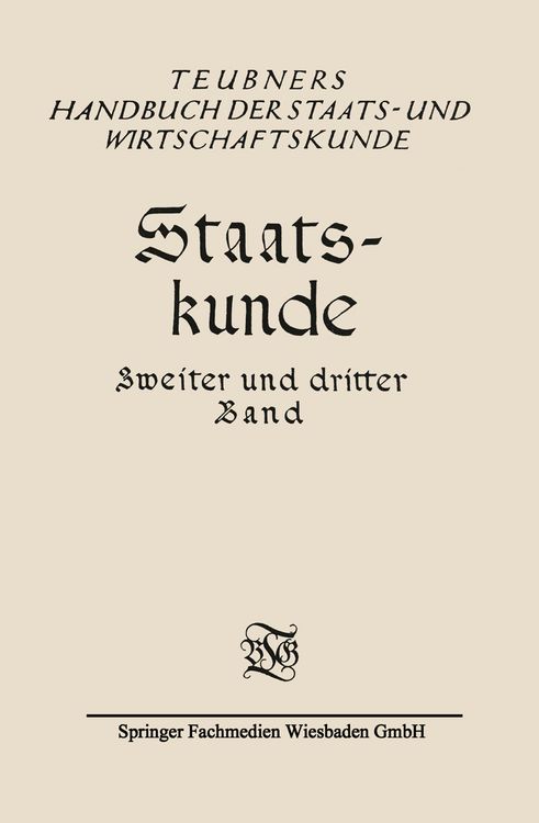 Produktbild: Staatskunde