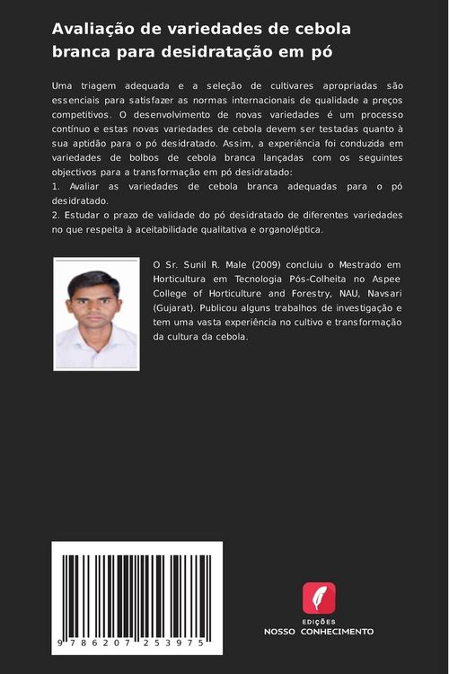 Produktbild: Avalia&ccedil;&atilde;o de variedades de cebola branca para desidrata&ccedil;&atilde;o em p&oacute;