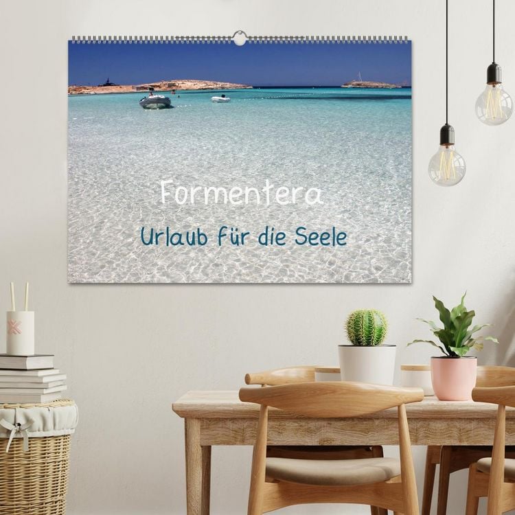Produktbild: Formentera - Urlaub f&uuml;r die Seele (Wandkalender 2026 DIN A2 quer), CALVENDO Monatskalender