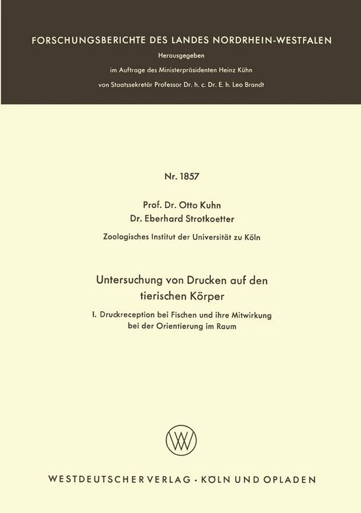 Produktbild: Untersuchungen von Drucken auf den tierischen K&ouml;rper