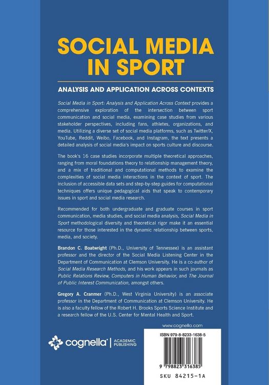 Produktbild: Social Media in Sport