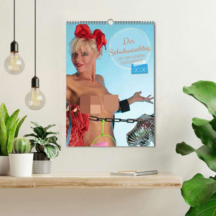Produktbild: Der Schuhwaschtag (Wandkalender 2026 DIN A3 hoch), CALVENDO Monatskalender
