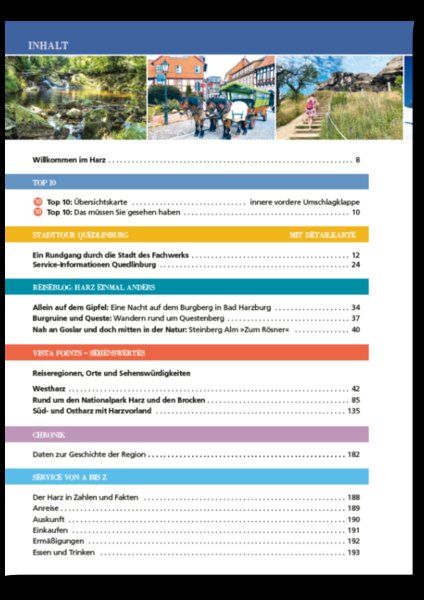 Produktbild: Reisef&uuml;hrer Harz. Regiof&uuml;hrer inklusive Ebook. Ausflugsziele, Sehensw&uuml;rdigkeiten, Restaurants & Hotels uvm.