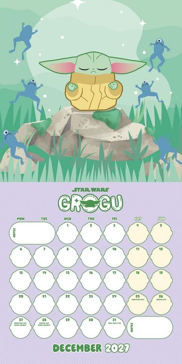 Produktbild: Star Wars &ndash; Grogu 2027 &ndash; Offizieller Wandkalender