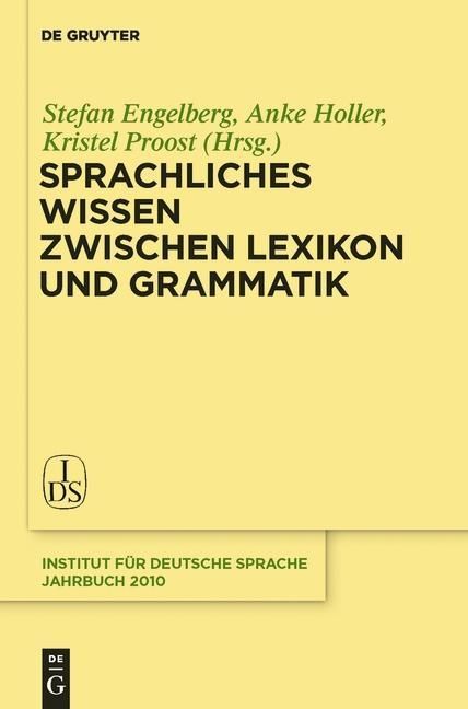 Produktbild: Sprachliches Wissen zwischen Lexikon und Grammatik